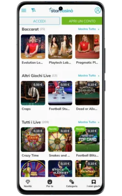 Stacasino casino app Croupier dal vivo