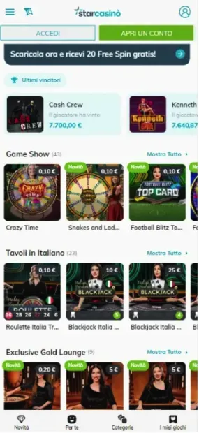 star casino app android
