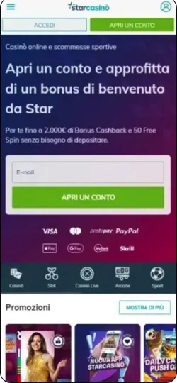 App StarCasino Italia